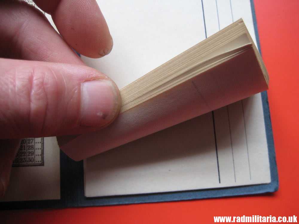 & WW2 original British CALENDAR and Shopping List - 1944 - Image 7