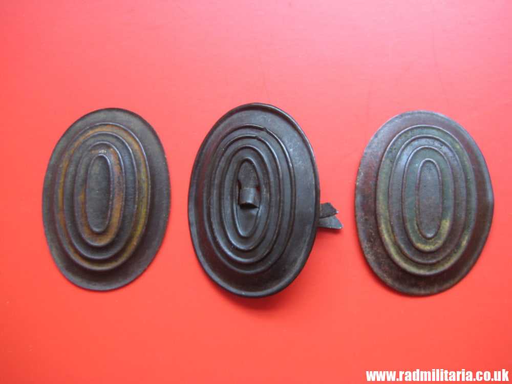 & WW1 original Imperial RUSSIA CAP BADGES set of 3 - metal detecting find. - Image 10
