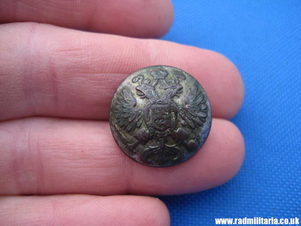 & WW1 Russian MILITARY BUTTON with Eagle - metal detecting find. - Image 6