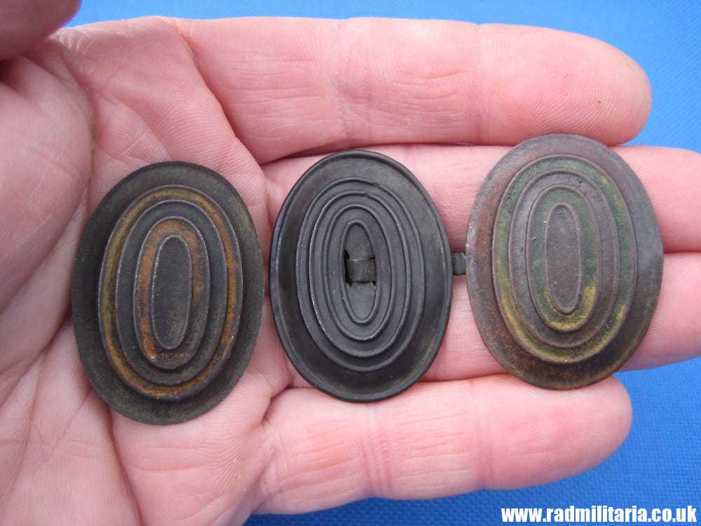 & WW1 original Imperial RUSSIA CAP BADGES set of 3 - metal detecting find. - Image 14