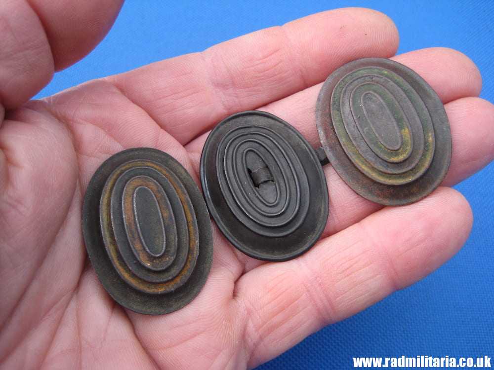 & WW1 original Imperial RUSSIA CAP BADGES set of 3 - metal detecting find. - Image 15