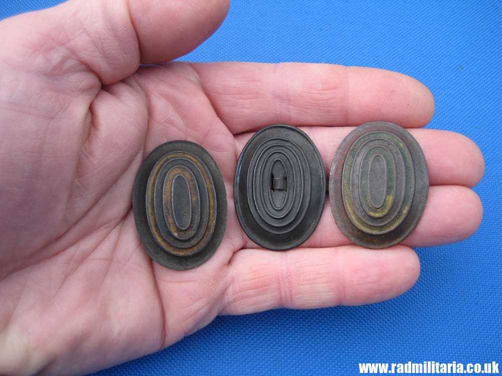 & WW1 original Imperial RUSSIA CAP BADGES set of 3 - metal detecting find. - Image 16