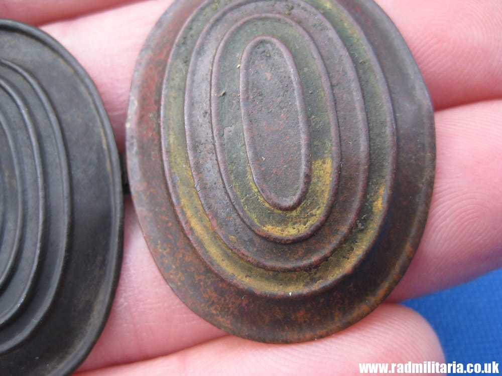 & WW1 original Imperial RUSSIA CAP BADGES set of 3 - metal detecting find. - Image 17