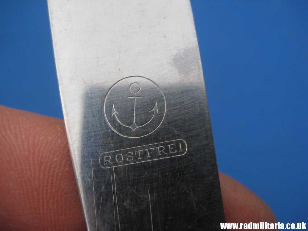 & WW2 German Luftwaffe BUTTER KNIFE - LOL Fl.U.V. 1937. 3RD Reich Cutlery, rare !!! - Image 6