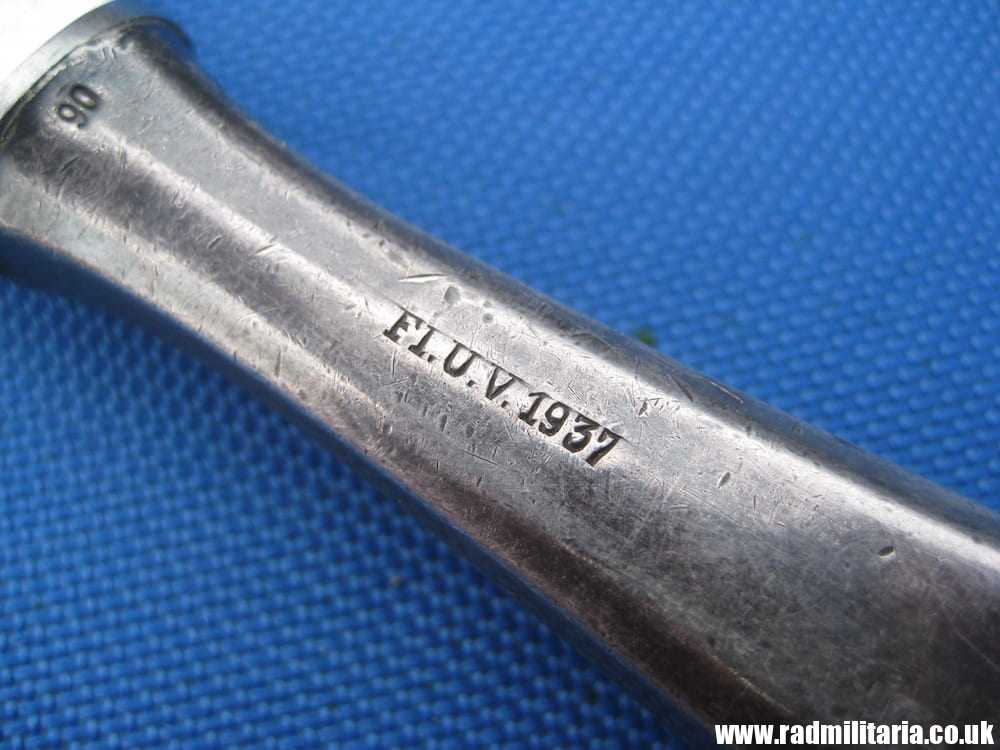 & WW2 German Luftwaffe BUTTER KNIFE - LOL Fl.U.V. 1937. 3RD Reich Cutlery, rare !!! - Image 4