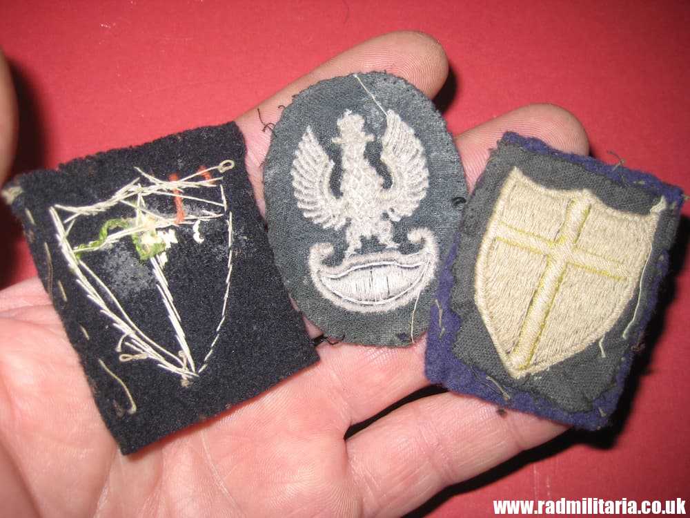 & WW2 SET of 3 POLISH ARMY original PATCHES - SET of 3, genuine. - Image 5