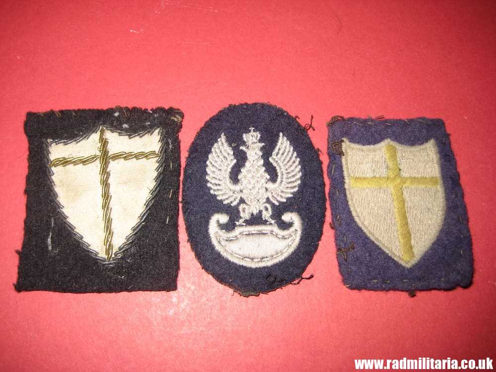 & WW2 SET of 3 POLISH ARMY original PATCHES - SET of 3, genuine. - Image 7
