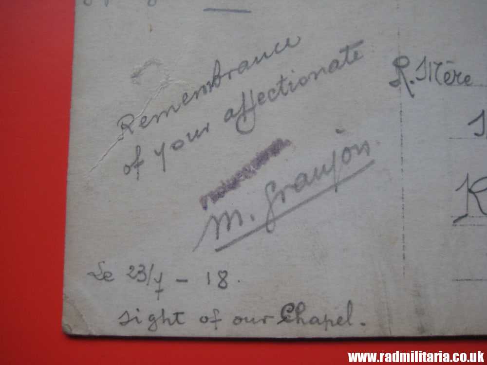 & WW1 original PHOTO send from POW Camp SCHNEIDEMUHL (Pila) to Ireland 1918. - Image 7