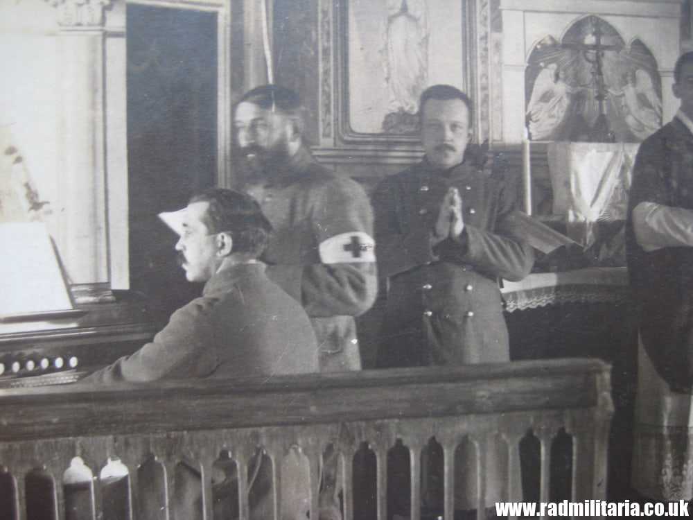 & WW1 original PHOTO send from POW Camp SCHNEIDEMUHL (Pila) to Ireland 1918.