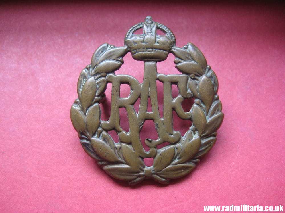 SOLD & WW2 Royal Air Force CAP BADGE RAF original badge, genuine !..***.. - Image 5