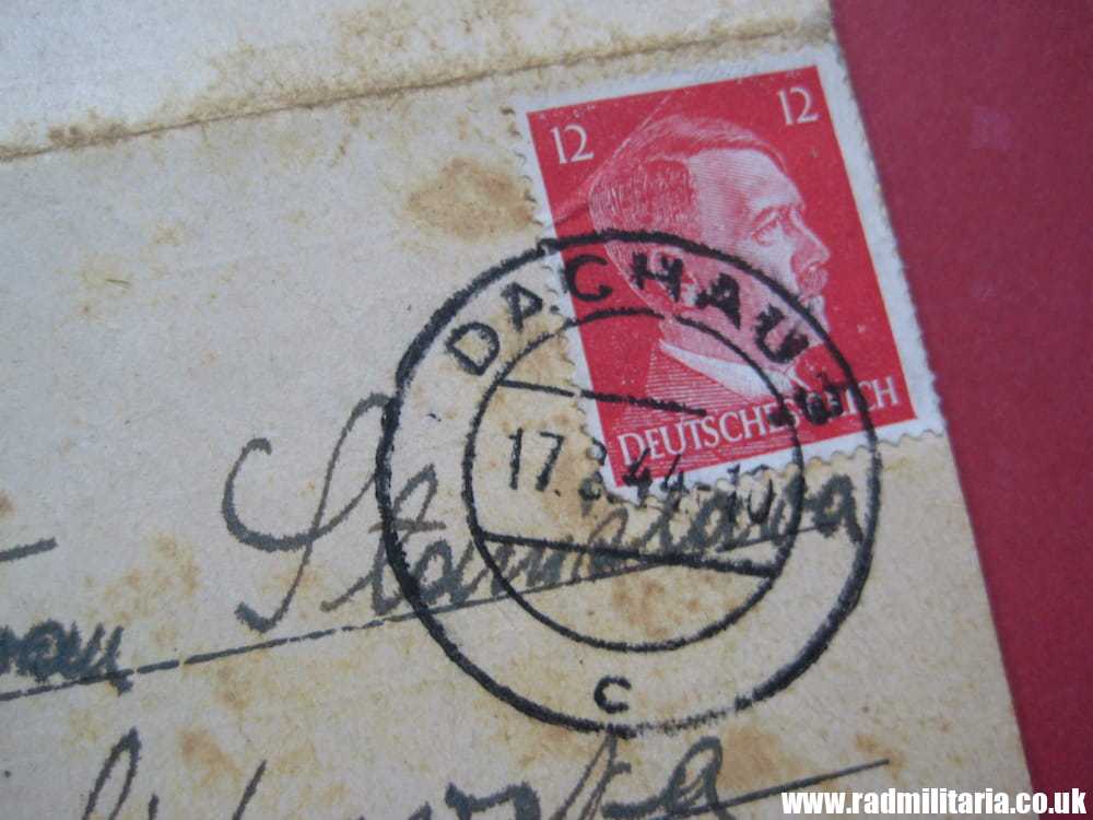 & WW2 original DOCUMENTS SET, Konzentrationslager Dachau 3K (Concentration Camp Dachau)