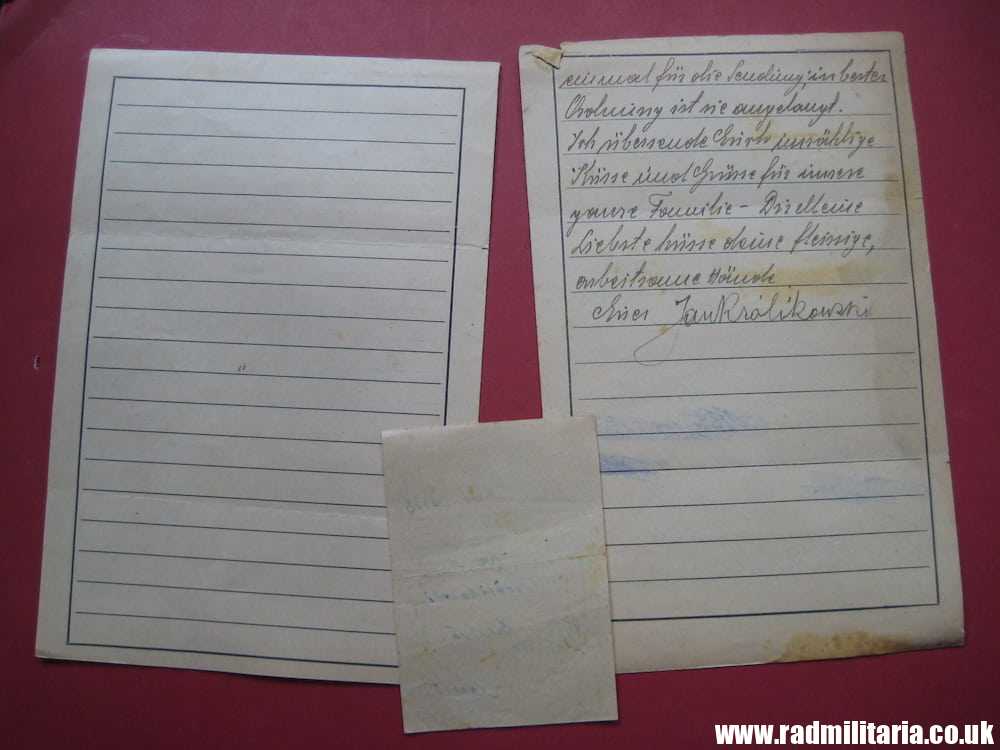 & WW2 original DOCUMENTS SET, Konzentrationslager Dachau 3K (Concentration Camp Dachau) - Image 3