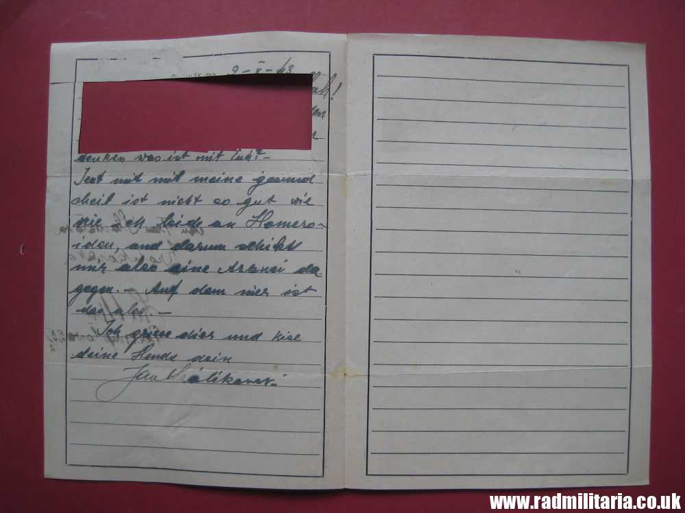 & WW2 original DOCUMENTS SET, Konzentrationslager Dachau 3K (Concentration Camp Dachau) - Image 7