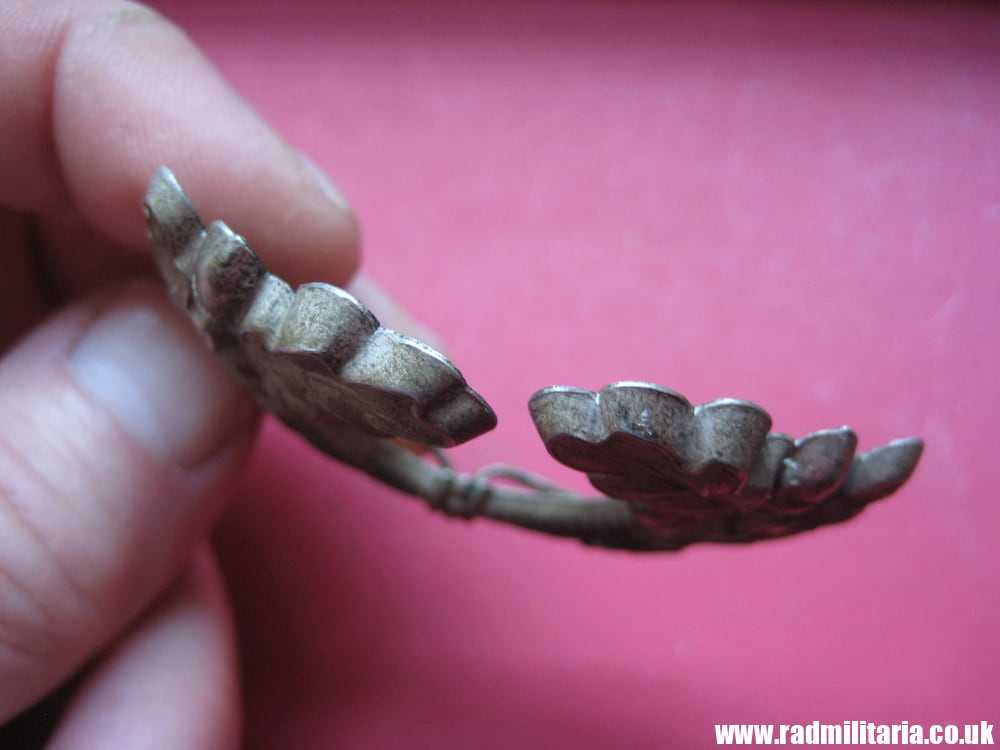 & WW2 original German CAP BADGE from visor cap in very good condition. - Image 4