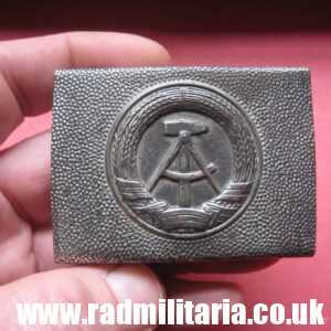 post WW2 east German BELT BUCKLE - DDR Army.