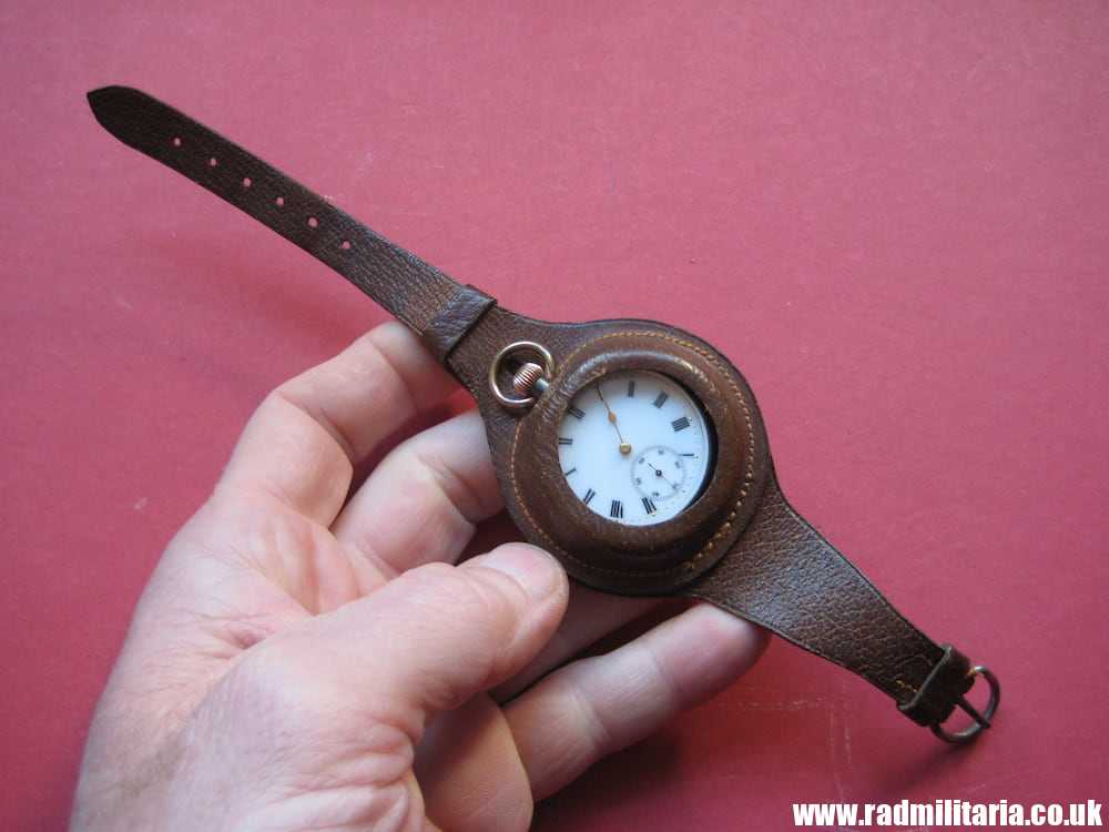 SOLD & WW1 early British military WRIST WATCH in working order with leather strap..***.. - Image 2