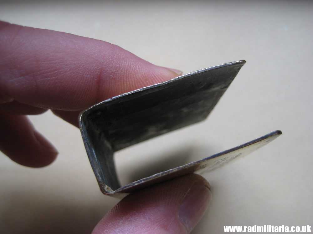 & WW1 original British TRENCH ART made of brass IRON CROSS, Aveluy France 1914 -1919 - Image 4