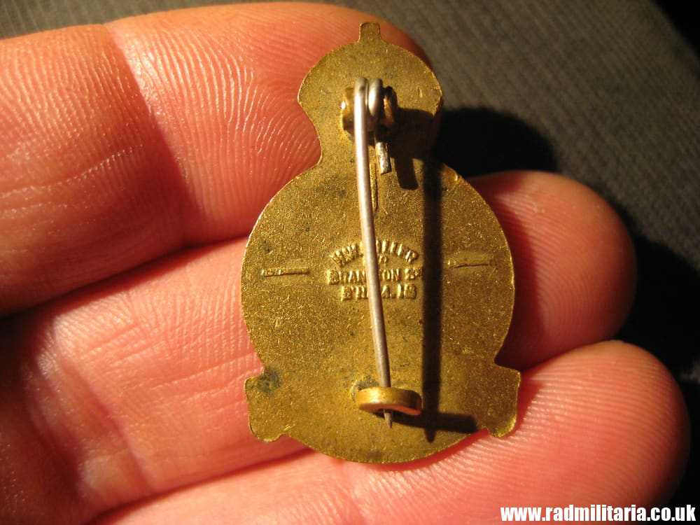 & WW2 RAF BADGE - No 201 Squadron Royal Air Force, Flying Boat Squadron, maker: H.W. Miller Ltd B'ham - Image 3