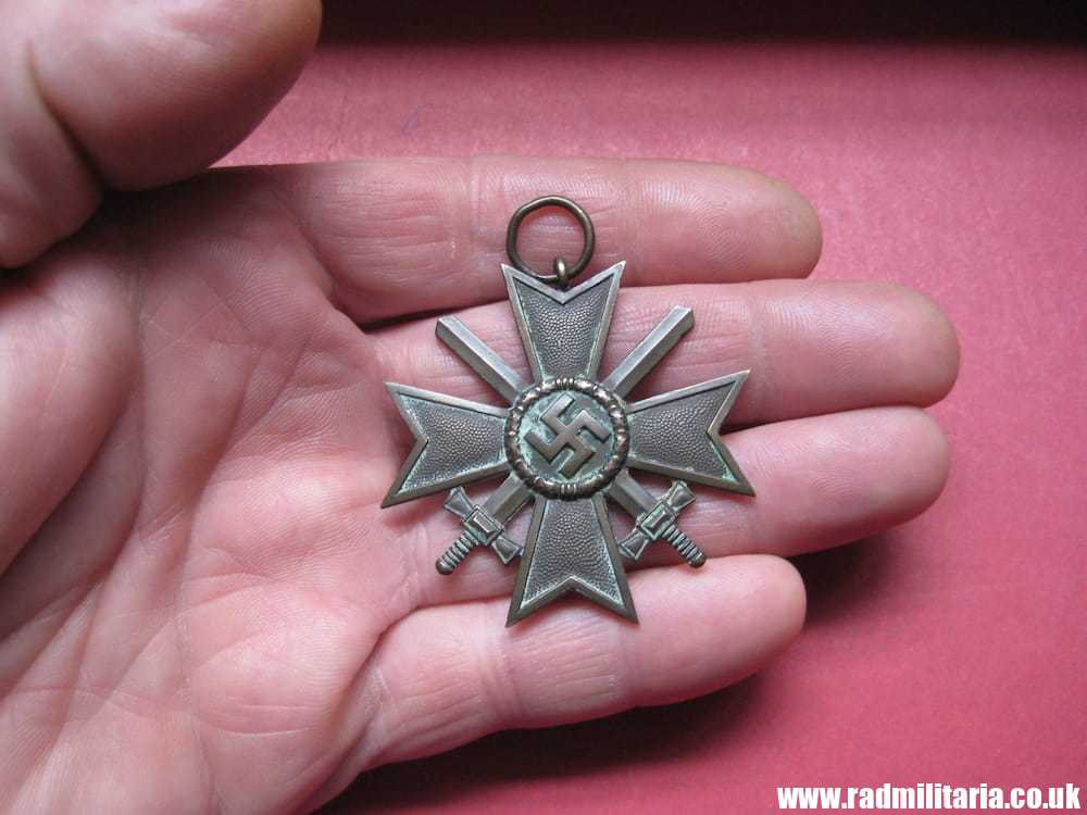 & WW2 original German War Merit Cross 2nd Class - KVK Kriegsverdienstkreuz 2. Klasse. - Image 12