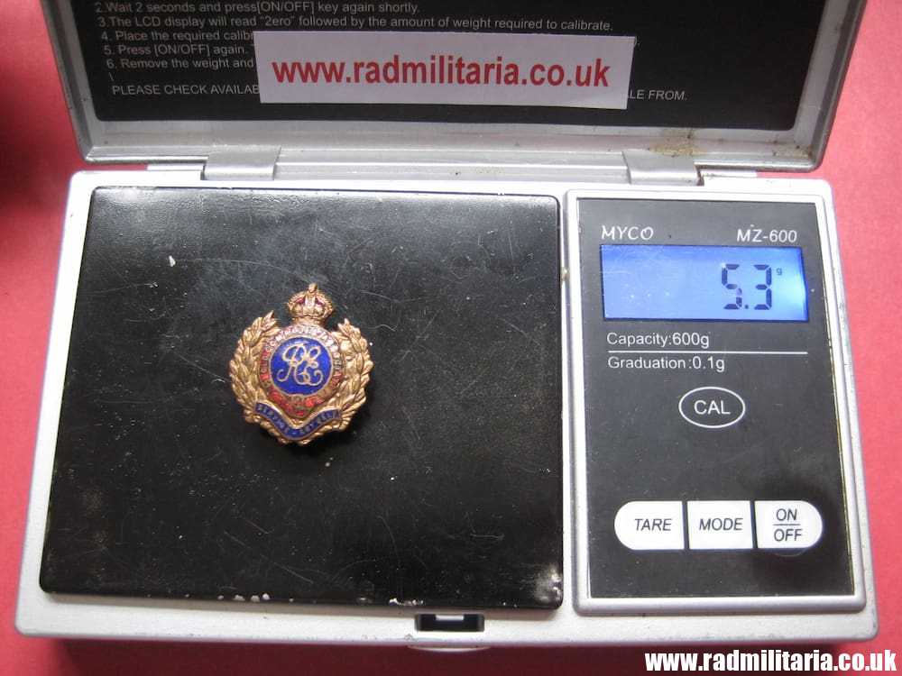 & WW1 old British ENAMEL BADGE: Old Comrades Association, J.R. Gaunt London. - Image 4