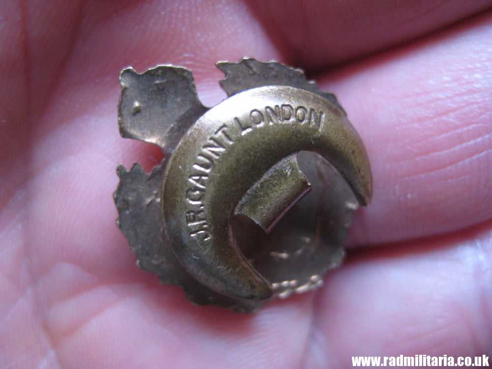 & WW1 old British ENAMEL BADGE: Old Comrades Association, J.R. Gaunt London. - Image 11