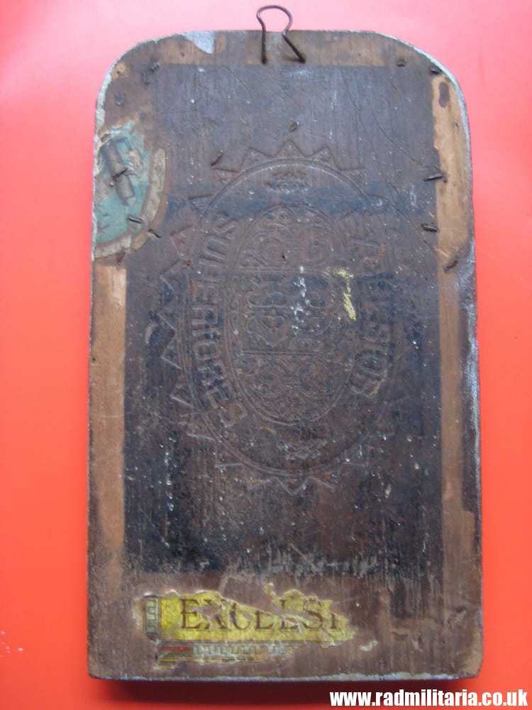 & WW1 original German TRENCH ART FRAME with soldier's photo. 1901 6/42 made of cigar box. GENUINE ! - Image 3