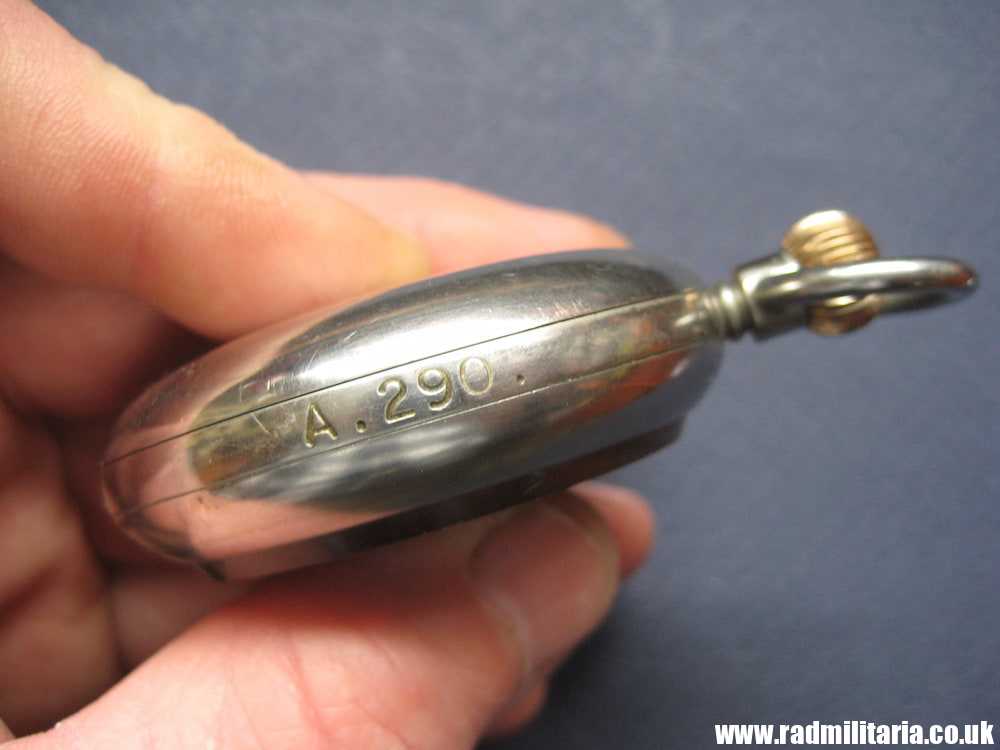 & WW1 British military POCKET WATCH in good working order: ROTHERHAMS London A290 G.S.MK.II /I\ genuine !! - Image 4