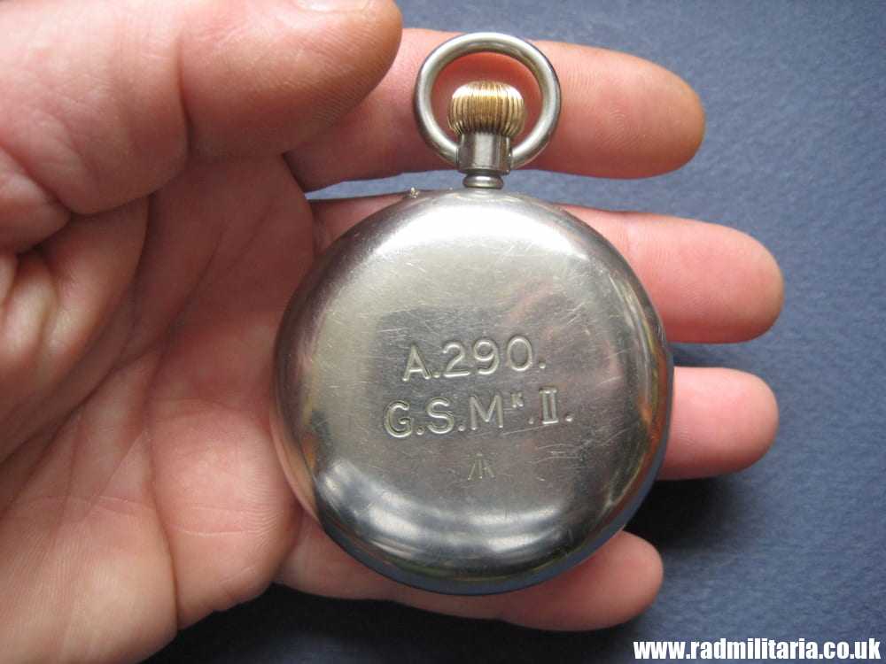 & WW1 British military POCKET WATCH in good working order: ROTHERHAMS London A290 G.S.MK.II /I\ genuine !! - Image 6