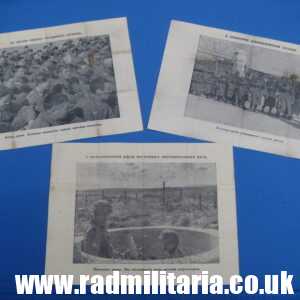 & WW2 original German documents - PROPAGANDA LEAFLETS for Russian soldiers, from propaganda shell.