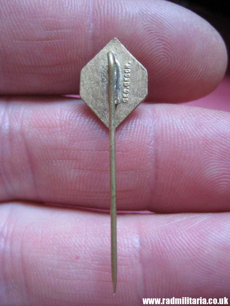 & WW2 original German enamel BADGE: Deutsche Stenographenschaft, marked: GES. GESCH. - Image 6