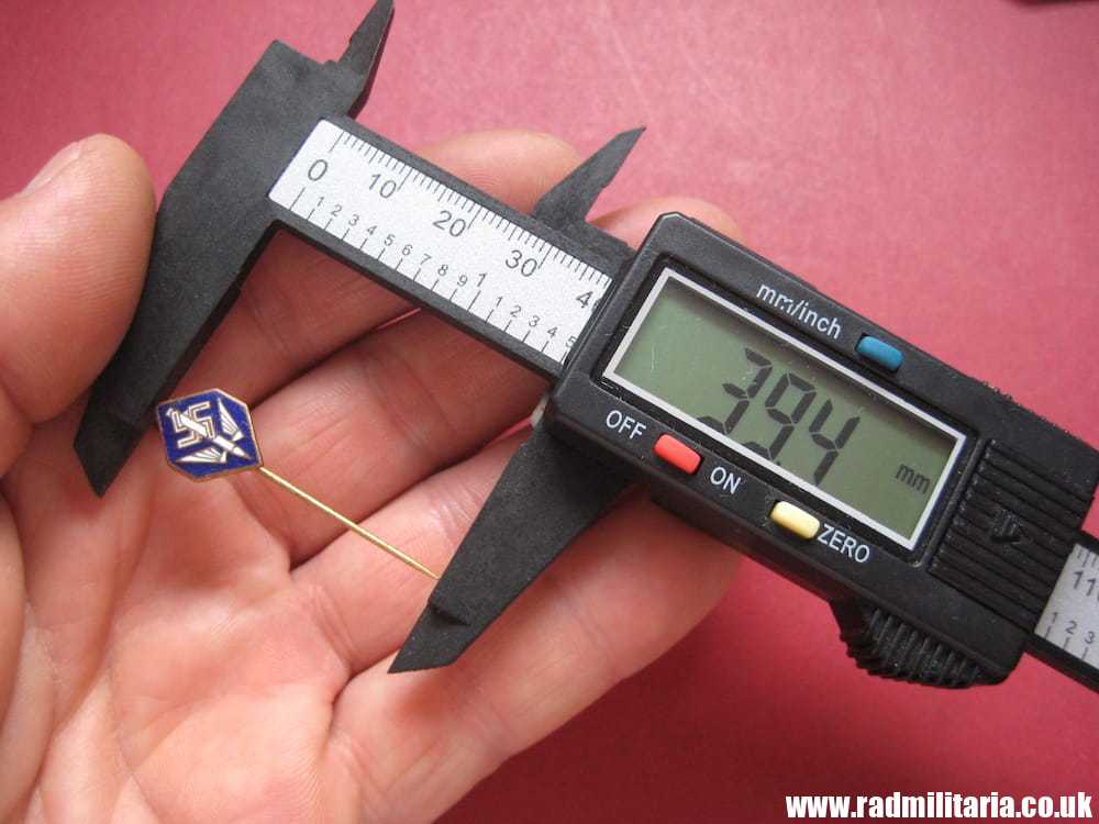 & WW2 original German enamel BADGE: Deutsche Stenographenschaft, marked: GES. GESCH. - Image 14