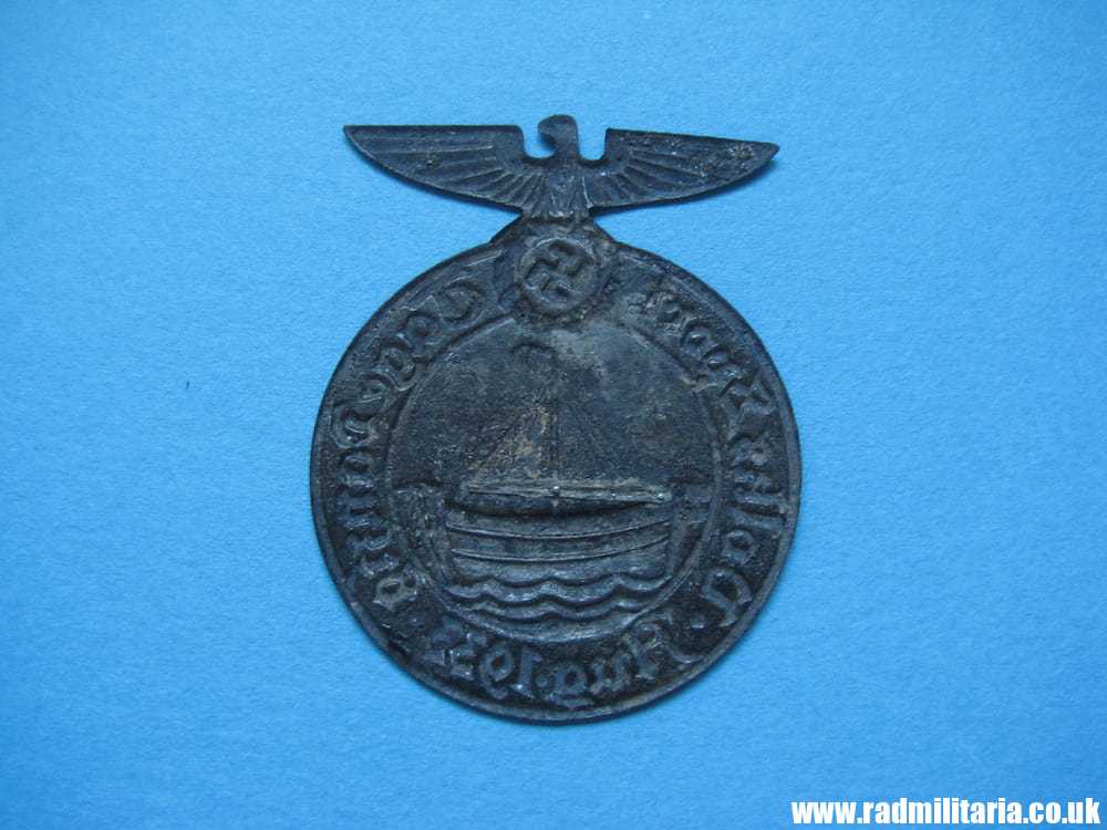 &WW2 German DAY BADGE - DANZIG Aug 1933 metal detecting find, early nazi German tinnie badge, rare ! - Image 15