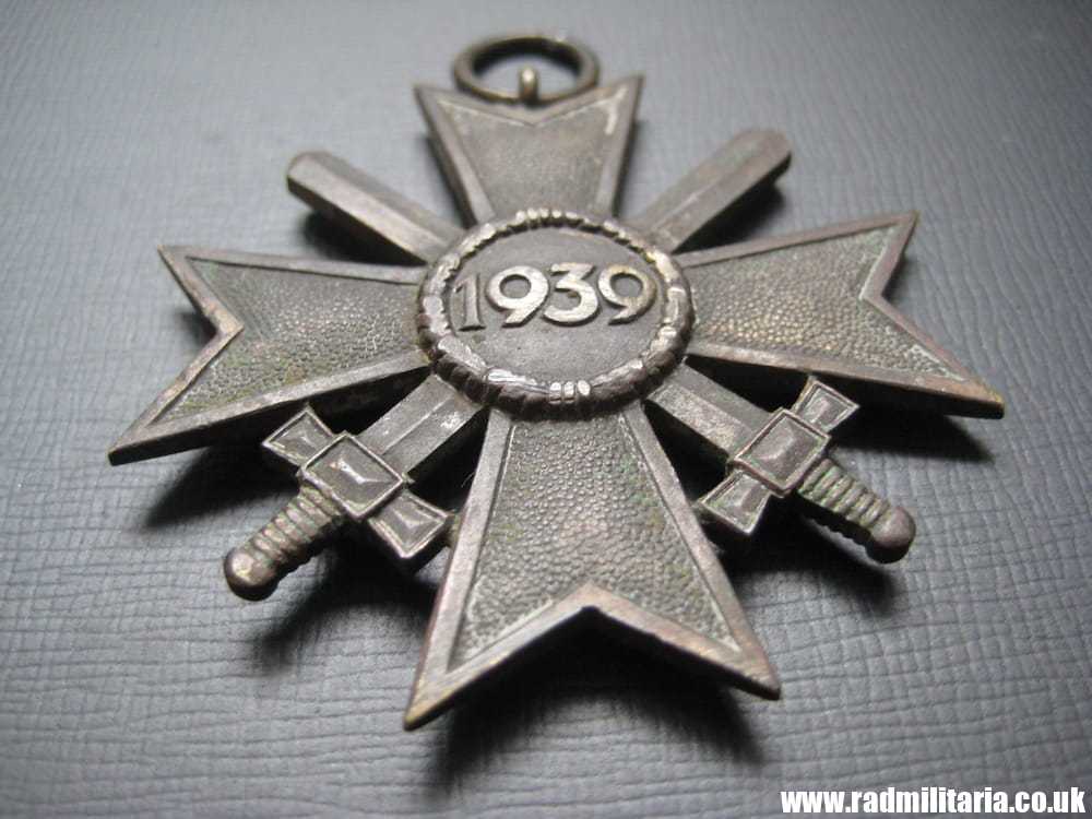 & WW2 original German War Merit Cross 2nd Class - KVK Kriegsverdienstkreuz 2. Klasse. metal detecting find. - Image 16