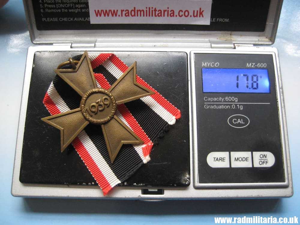 & original WW2 German War Merit Cross 2nd Class - KVK Kriegsverdienstkreuz 2. Klasse. - Image 11