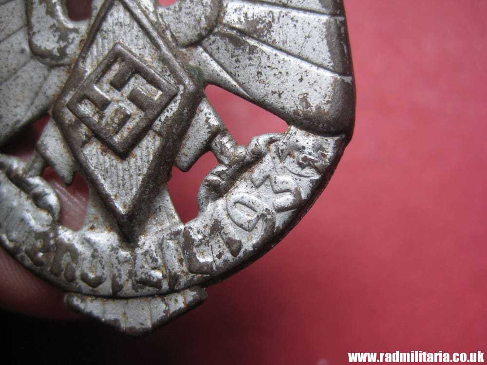 & pre WW2 German HJ TINNIE BADGE. Deutsches Jugendfest 1937 - genuine !! - Image 6
