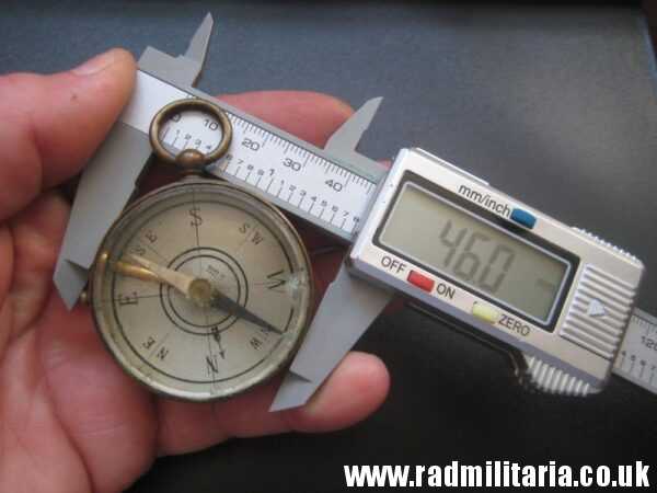 & WW1 original 1915 METAL COMPASS with engraving: E.J.L. 25.12.15 working order. - Image 22
