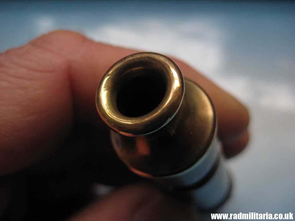 & WW1 original British MILITARY WHISTLE with date 1918 and metal chain: J. HUDSON & Co BIRMINGHAM. - Image 9