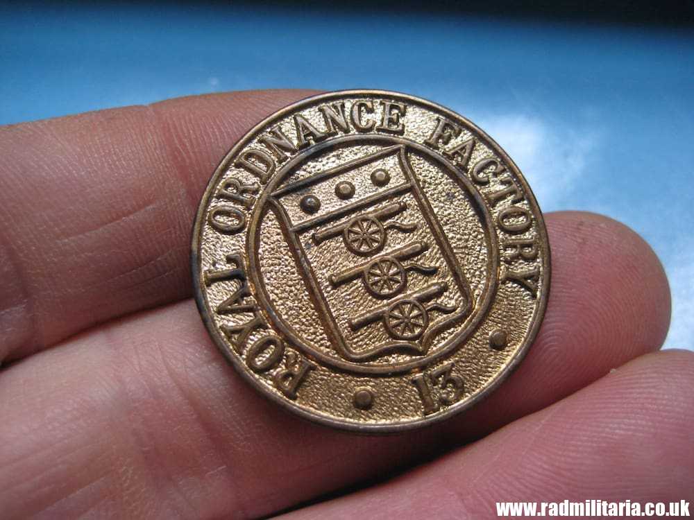 SOLD & WW2 Royal Ordnance Factory 13 munition workers BRONZE BADGE with no. 7326..****.. - Image 5