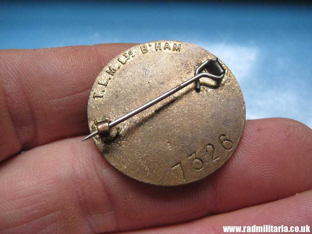 SOLD & WW2 Royal Ordnance Factory 13 munition workers BRONZE BADGE with no. 7326..****.. - Image 6