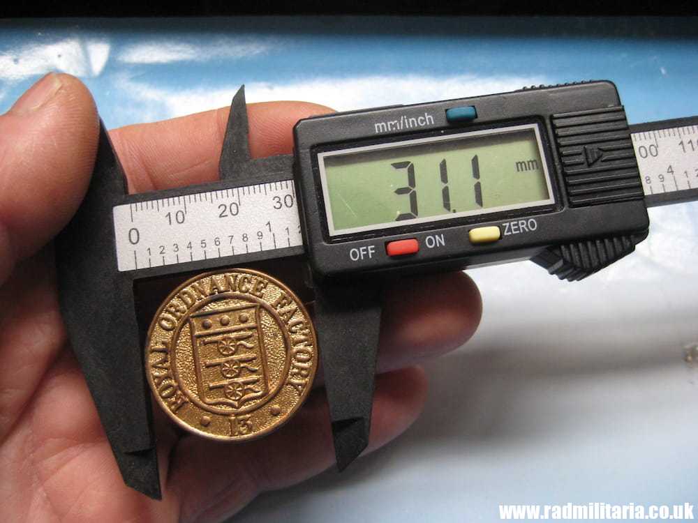 SOLD & WW2 Royal Ordnance Factory 13 munition workers BRONZE BADGE with no. 7326..****.. - Image 7