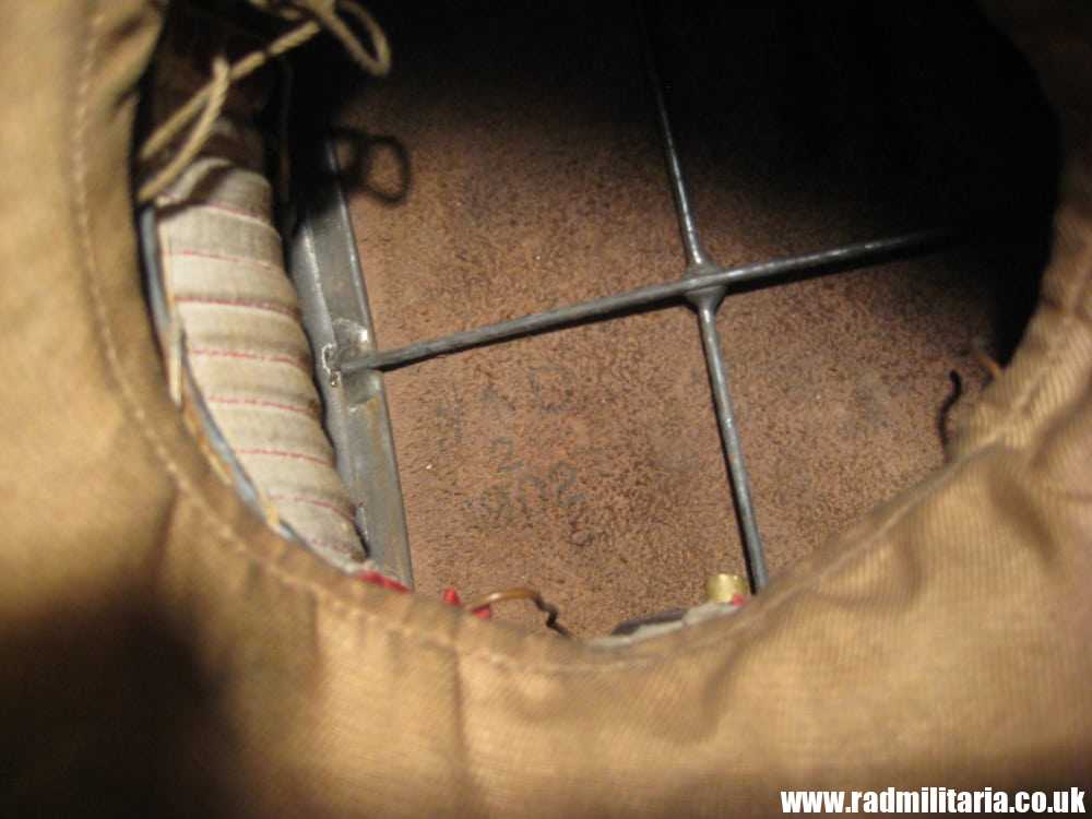 & pre WW1 original British LANCERS CAP with stamp: WD 1902, rare. - Image 3