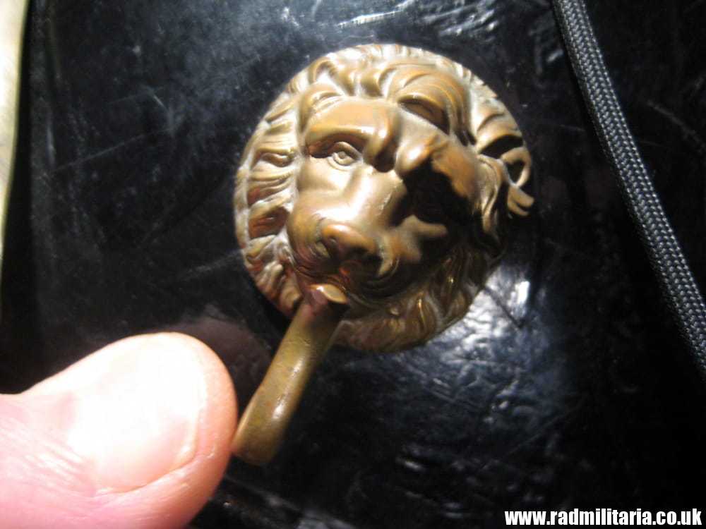 & pre WW1 original British LANCERS CAP with stamp: WD 1902, rare. - Image 6