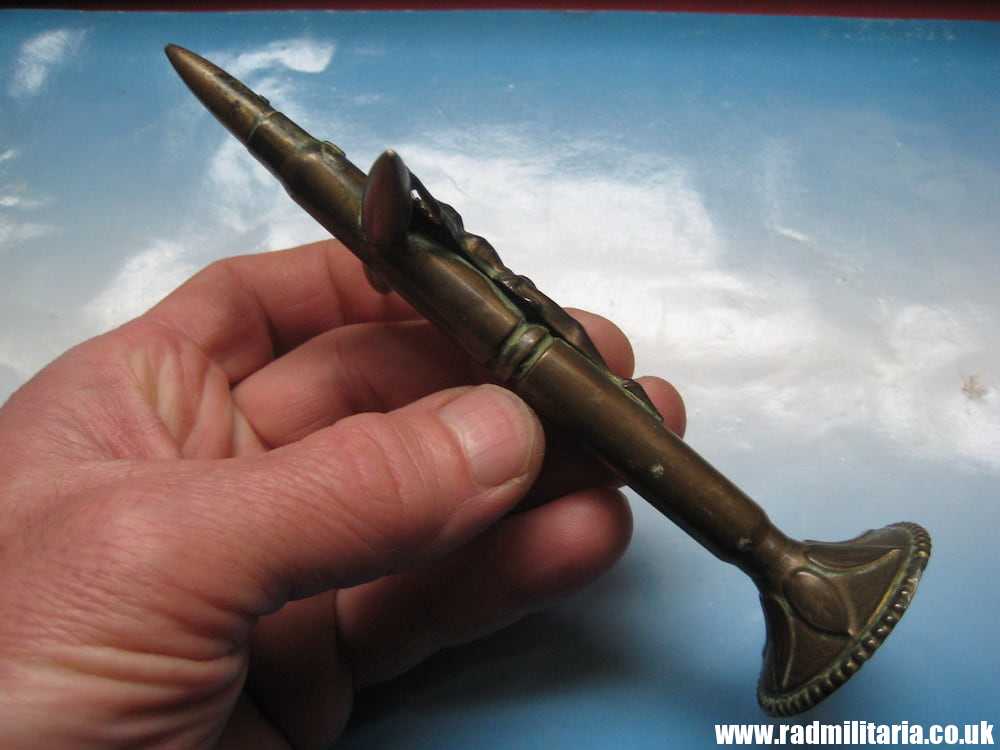 & WW1 original TRENCH ART CRUCIFIX, German trench art ? - Image 5