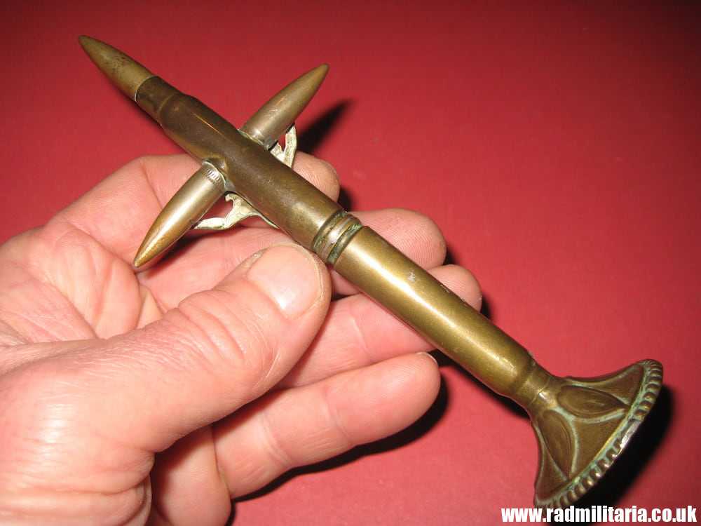 & WW1 original TRENCH ART CRUCIFIX, German trench art ? - Image 16