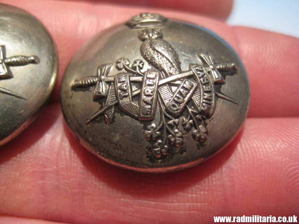 & SET of 2 large size MILITARY BUTTONS - Army Staff College Rare ! - Image 5