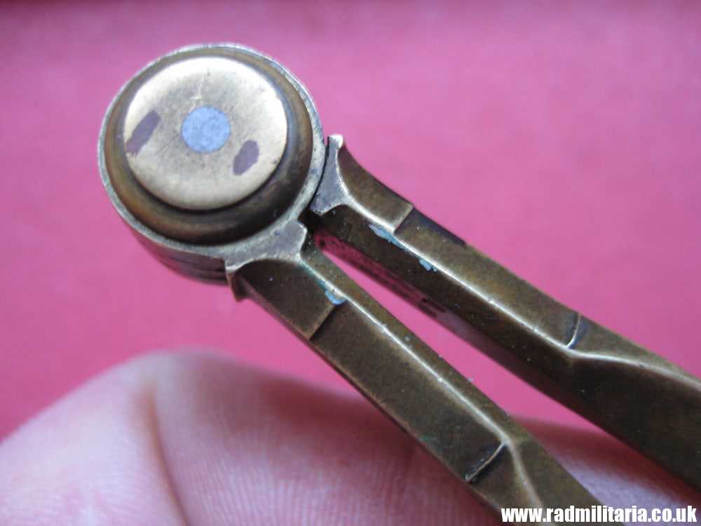 & WW1 original British MILITARY DIVIDERS with date 1916 and Broad Arrow mark, STANLEY. - Image 9