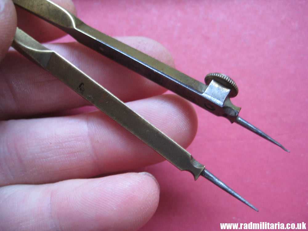 & WW1 original British MILITARY DIVIDERS with date 1916 and Broad Arrow mark, STANLEY. - Image 10