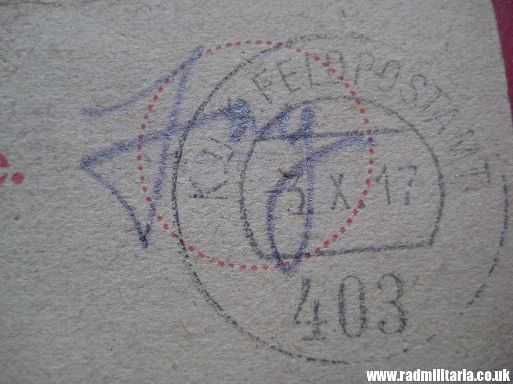 & WW1 original 1st POSTCARD send from POW Camp to family - 3.10.1917 K.u.K. Feldpostamt - Image 3