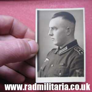 & WW2 original PHOTO of a German GENDARME - genuine !!