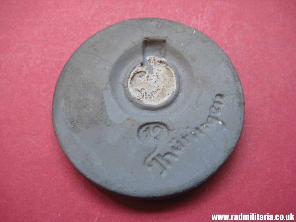 & WW2 PORCELAIN German WINTER HELP BADGE Pommern - Pomerania, rare. - Image 9